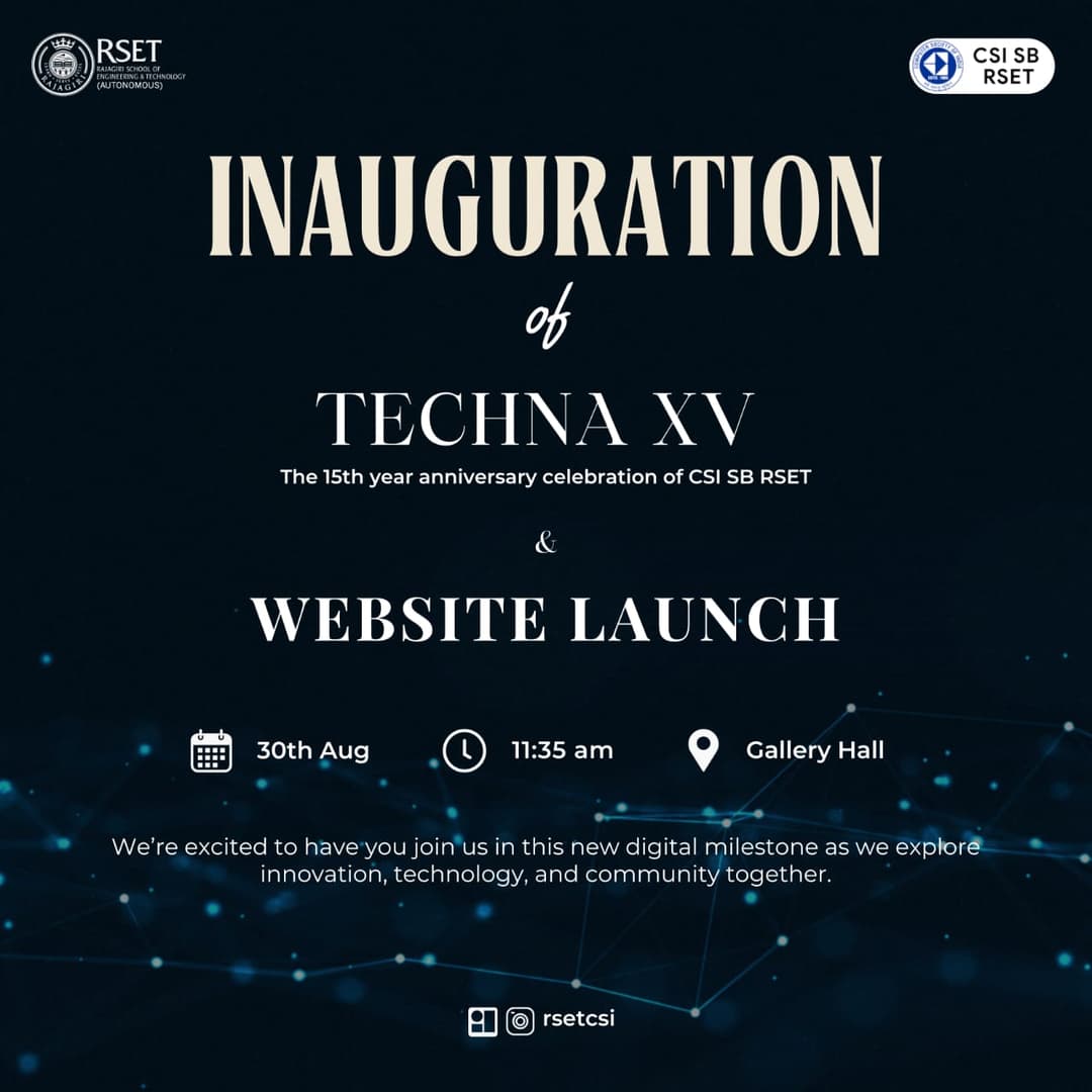 Inauguration of Techna XV