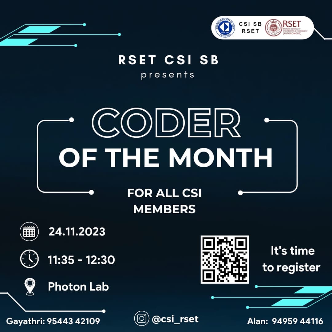 Coder of the Month November