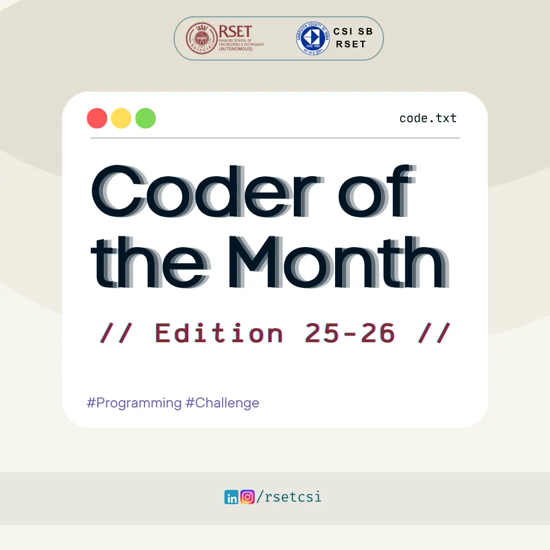 Coder of the Month (August)